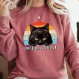 Cat Pun Introvert Anti Social Ew People Kitty Comfort Colors Sweatshirt Crimson Cat Pun Introvert Anti Social Ew People Kitty Comfort Colors Sweatshirt Crimson