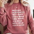 Checklist Kindergarten Class Of 2030 Shirt Graduation Comfort Colors Sweatshirt Crimson