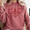 Cheerleading Senior Night Cheer Senior 2026 Graduation 69 Comfort Colors Sweatshirt Crimson