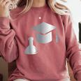Chemistry Science Degree Graduation Comfort Colors Sweatshirt Crimson