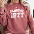 Class Of 1977 77 School Tee Shirt Graduation Class Party Comfort Colors Sweatshirt Crimson