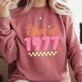 Class Of 1977 School Graduation Meetup Reunion Comfort Colors Sweatshirt Crimson