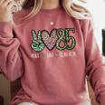 Class Of 1985 Shirt Leopard Senior Graduation Class Reunion Comfort Colors Sweatshirt Crimson