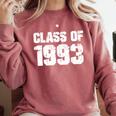 Class Of 1993 High School College Graduation Reunion T-Shirt Comfort Colors Sweatshirt Crimson