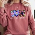 Class Of 1993 Shirt Tie Dye Senior Graduation Class Reunion Comfort Colors Sweatshirt Crimson
