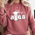 Class Of 2018 Baseball Senior Graduation Shirt Grad Comfort Colors Sweatshirt Crimson