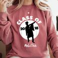 Class Of 2018 Dabbing Graduations Shirt-High School Grad Tee Comfort Colors Sweatshirt Crimson