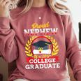 Class Of 2018 Graduation Tshirt For Nephew Of Graduate Comfort Colors Sweatshirt Crimson