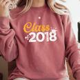 Class Of 2018 Graduation T Shirt Senior Boys Girls Men Women Comfort Colors Sweatshirt Crimson