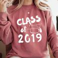 Class Of 2019 Graduation Shirt Comfort Colors Sweatshirt Crimson