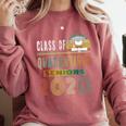 Class Of 2020 Quarantined Seniors Graduation Gift Comfort Colors Sweatshirt Crimson