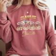 Class Of 2022 Graduation Senior Graduate Matching Grad Comfort Colors Sweatshirt Crimson