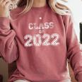 Class Of 2022 Graduation Her Women Senior Class Comfort Colors Sweatshirt Crimson