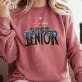 Class Of 2022 Senior Retro Movie Marvelous Graduation Grad Comfort Colors Sweatshirt Crimson