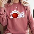 Class Of 2023 Graduation For Him Her Bowling Comfort Colors Sweatshirt Crimson
