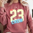 Class Of 2023 Seniors 23 Crew Senior Graduation Idea Comfort Colors Sweatshirt Crimson