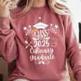 Class Of 2025 Culinary Graduate Culinary Chef Graduation Comfort Colors Sweatshirt Crimson