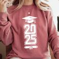 Class Of 2025 Done Graduation For Him Her Women Men Comfort Colors Sweatshirt Crimson