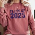 Class Of 2025 Grow With Me Future Graduation Year Comfort Colors Sweatshirt Crimson