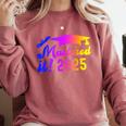 Class Of 2025 Mastered It College Masters Degree Graduation Comfort Colors Sweatshirt Crimson
