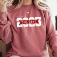 Class Of 2025 Senior Graduation 2025 And Red Comfort Colors Sweatshirt Crimson