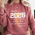 Class Of 2026 Christian Graduation Senior Graduate Comfort Colors Sweatshirt Crimson