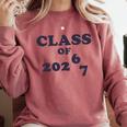 Class Of 2026 Graduation So Done Grade Middle High School Comfort Colors Sweatshirt Crimson