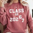 Class Of 2026 Graduation So Done Grade Middle High School Premium Tri-Blend Comfort Colors Sweatshirt Crimson