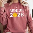 Class Of 2026 Graduation Waterpolo Senior 2026 Water Polo Comfort Colors Sweatshirt Crimson