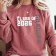 Class Of 2026 Proud Grandpa Of A 2026 Graduate Graduation Comfort Colors Sweatshirt Crimson