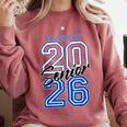 Class Of 2026 Senior Graduation High School And College Grad Comfort Colors Sweatshirt Crimson