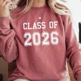 Class Of 2026 Shirt Graduation School Future Graduate Comfort Colors Sweatshirt Crimson