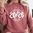 Class Of 2026 Twenty 26 Classic Rock Graduation Senior 2026 Comfort Colors Sweatshirt Crimson