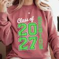 Class Of 2027 Senior 27 High School Graduation Senior 2027 Comfort Colors Sweatshirt Crimson