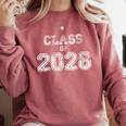 Class Of 2028 Shirt Senior 2028 Graduation Him Her Comfort Colors Sweatshirt Crimson