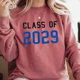 Class Of 2029 Graduation T-Shirts Comfort Colors Sweatshirt Crimson