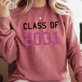 Class Of 2031 Graduation T-Shirt Comfort Colors Sweatshirt Crimson