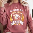 Class Of 2032 Class Of 2032 Graduation T-Shirt Comfort Colors Sweatshirt Crimson