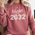 Class Of 2032 Shirt Senior 2032 Graduation Him Her Comfort Colors Sweatshirt Crimson