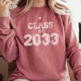 Class Of 2033 Shirt Senior 2033 Graduation Him Her Comfort Colors Sweatshirt Crimson
