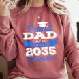 Class Of 2035 Graduation Parents Of Kindergarten Kid Dad Mom Comfort Colors Sweatshirt Crimson