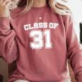 Class Of 31 2031 School Tee Shirt Graduation Class Party Comfort Colors Sweatshirt Crimson