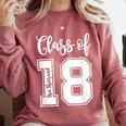 Class Of Two Thousand 18 Shirt Graduation T-Shirt Comfort Colors Sweatshirt Crimson
