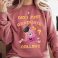 College Graduation 2018 Shirt Graduate For Her Comfort Colors Sweatshirt Crimson