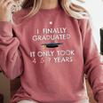 College Graduation Class Of 2021 Finally Graduated Comfort Colors Sweatshirt Crimson