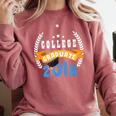 College Graduation Shirts Graduate Grad 2018 Comfort Colors Sweatshirt Crimson