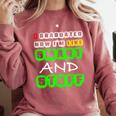 College High School Graduation Senior 2018 TShirt Comfort Colors Sweatshirt Crimson