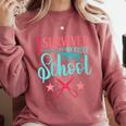 Cosmetology Graduation Tee I Survived Cosmetology School Comfort Colors Sweatshirt Crimson