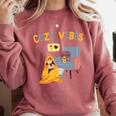 Cozy Vibes Atmospheric Introvert Comfort Colors Sweatshirt Crimson