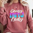Crazy INTJ Lady Introvert Personality Comfort Colors Sweatshirt Crimson Crazy INTJ Lady Introvert Personality Comfort Colors Sweatshirt Crimson